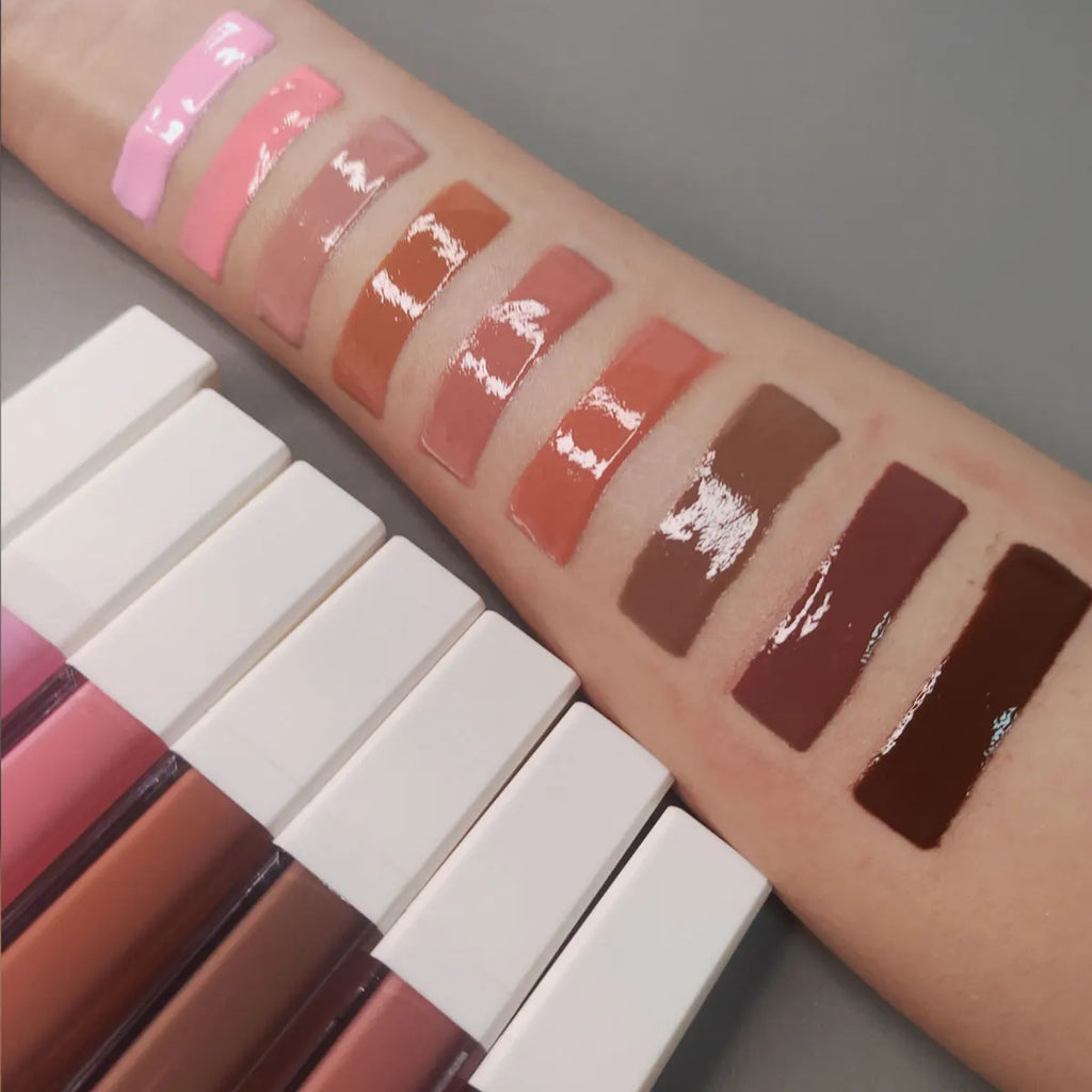 Lip Care Pink Nude Clear Lip Gloss Private Label Vegan Private Label Lipgloss