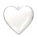 Wholesale 5cm 6cm 7cm 8cm 10cm 12cm Acrylic Gift Box Heart-shaped Gift Box Acrylic Candy Cosmetic Gift Box Bauble for Girls