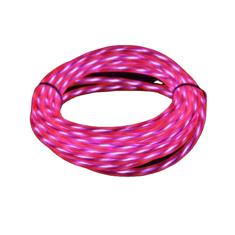 Fashion Neon El Colorful running Wire Flexible Light Up Wire with Battery Pack