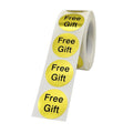 Free Custom Printed BOPP Gift Labels Hot Stamping Surface Scratch-Off Holographic for Chocolate Packaging Household Decor