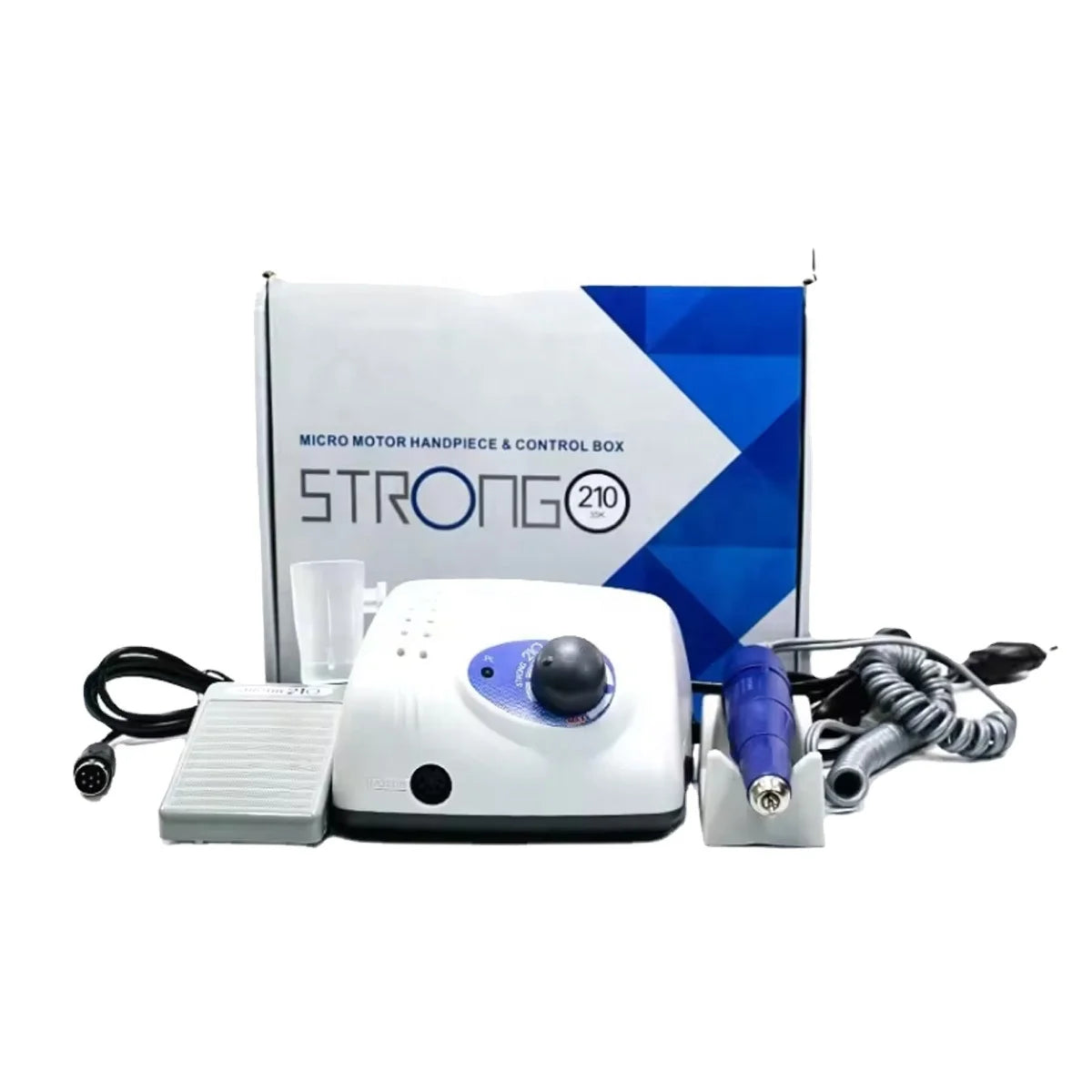 Powerful Drill Strong 210 105L Micro Motor 40000rpm Jewelry Polishing Engraving Machine Professional Tool Equipment