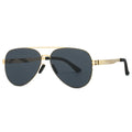 New Toad Frame Sunglasses 9386 Stainless Steel Driving Sunglasses for Men Classic All-Match Sunglasses 2024