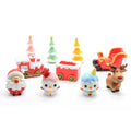 Christmas Grandma Snowman Moon Model Cartoon Figurine Dollhouse Home Decor Miniature Fairy Garden Decoration Accessories MegaBDM