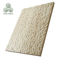 Solid Timber Wood 3D Decorative Waterproof Acoustic PVC for Living Room Bathroom Wall Panel
