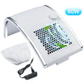 Professional 80W Desktop Mobile Nail Dryer Tool Nail Art Dust Cleaner Machine With Vacuum Dust Collector Nail Supplies