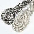 Factory 6mm Glass Crystal Wire Cord Rhinestone Netting Strip Rope for Diy Clothes Shoes Bags Accessories