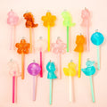 Random Color Mix Glow  Duck Flower Bear Dinosaur Lollipop Resin Pendants Handmade Jewelry DIY Earring Necklace Keychain