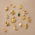 Hot Sale Electroplated Copper DIY Handmade Charm Rose Cross Envelope Shape Fruit Food Series Necklace Pendant