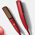 New Design New Anti-Scald Ionic Hot Air Hair Comb Hair Straightener Brush