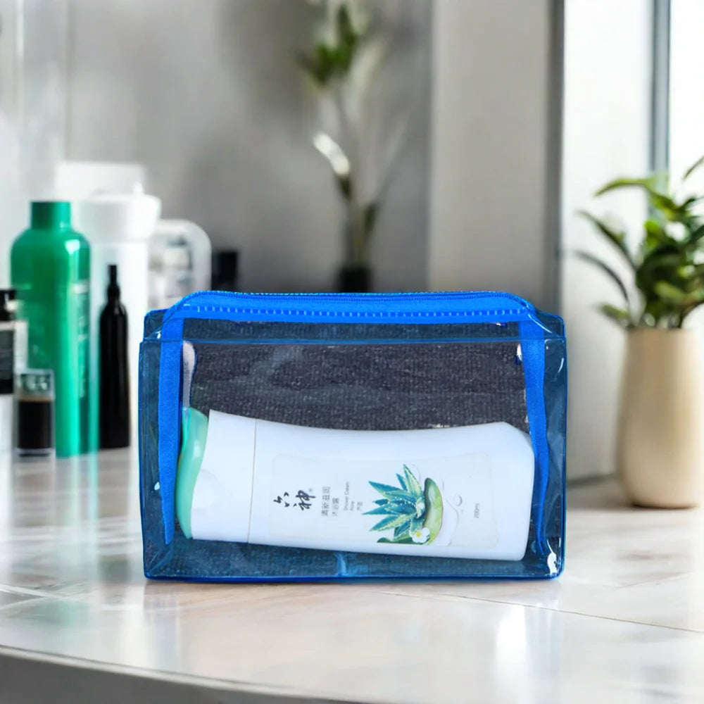 China Factory Zipper Top Stand up Transparent Custom Pvc Pouch for Package