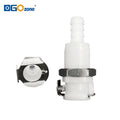 [FL0516PI] Plastic Quick Connectors 5/16 Non-Valved Hose Barb Panel Mount Coupling Body
