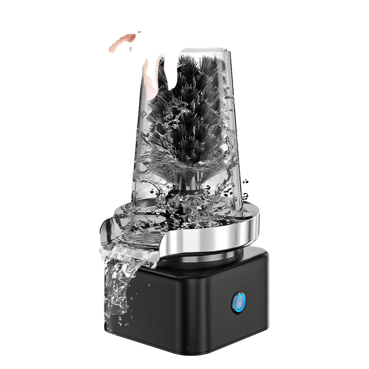 Booming Hot Sale Commercial Automatic Bottle Cleaner Restaurant Cleaning Tool Kitchen Coffee Shop Glass Rinser Cup Washer