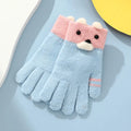 Cute Fashionable Outdoor Warm Kids Mittens Thermal Knitted Children Winter Gloves
