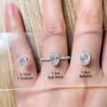 Customization Gemstone Charts 5A White Cubic Zirconia Sets Multiple Shape 0.5ct-5ct Size Diamond Chart