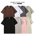 FLN 2025 Men's Oversized T-Shirt Custom Blanks Streetwear Gym Wear 100% Cotton Knitted Fabric Wholesale Clothing Manufacturers