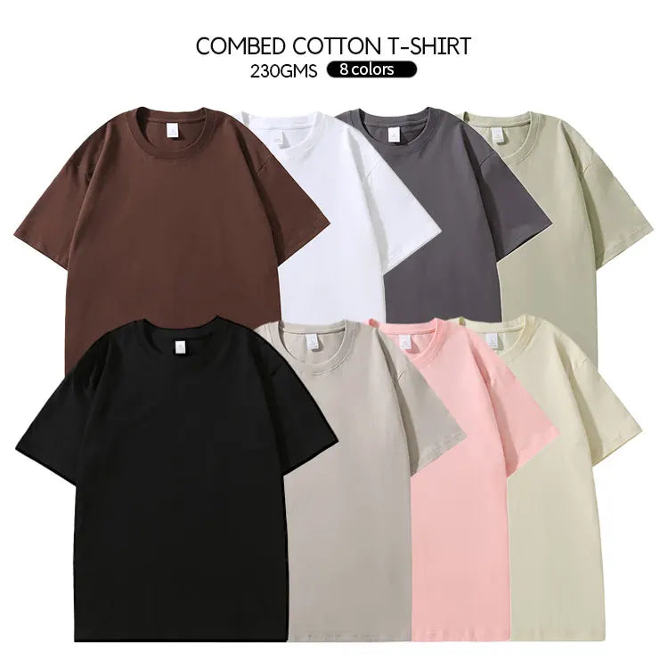 FLN 2025 Men's Oversized T-Shirt Custom Blanks Streetwear Gym Wear 100% Cotton Knitted Fabric Wholesale Clothing Manufacturers