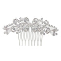 Wedding Hair Comb Faux Pearl Crystal Hair Accessories Rhinestone Pearl Hair Side Comb Clips for Bride Bridesmaid