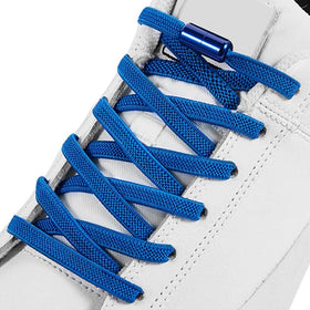 Easy-to-Use round Elastic Polyester Shoe Laces Free to Match No Tie Flat Sports Design Lazy Locks for Quick On/Off