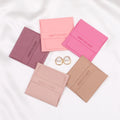 PUPPYSEW Wholesale  Microfiber Jewelry Pouches Envelope Jewelry Packaging Bag Velvet Jewelry Packaging Bag With Logo Printed