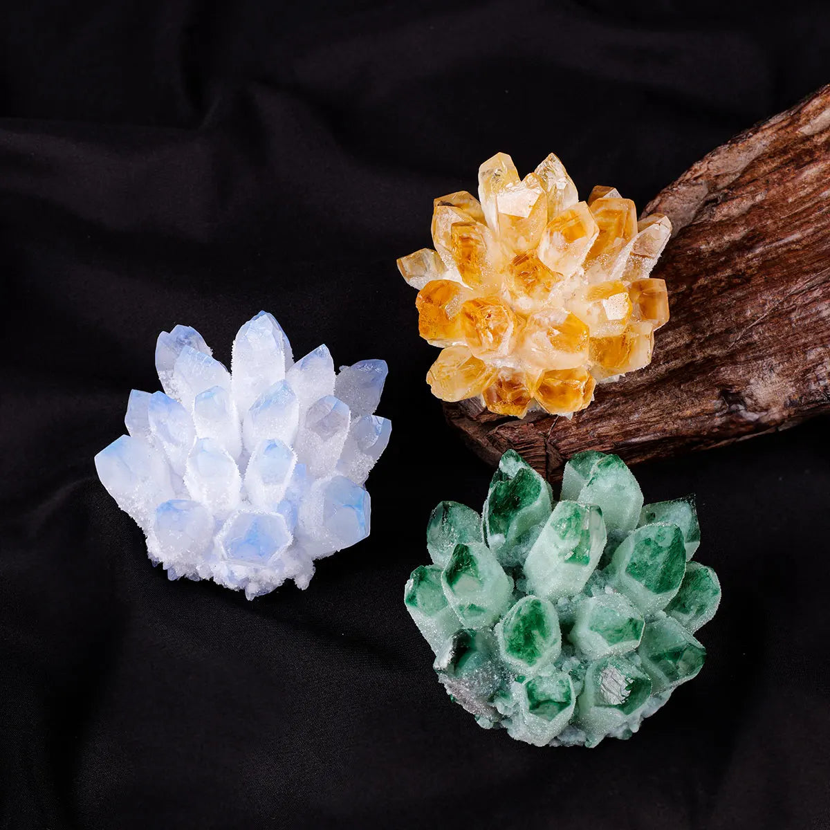 Wholesale Healing Natural Colorful Crystal Amethyst Cluster Bouquet Ornament for Decoration