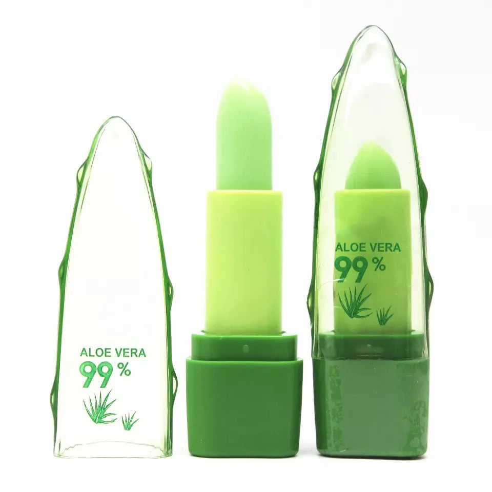Hot Sale Student Makeup Aloe Vera Color-changing Lipstick Lasting Moisturizing No Fading Lipbalme Lip Balm