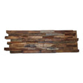Kasaro Solid Wood Composite 3D Slat Wood Panels Classic Geometric Design for Modern Home and Hotel Decor
