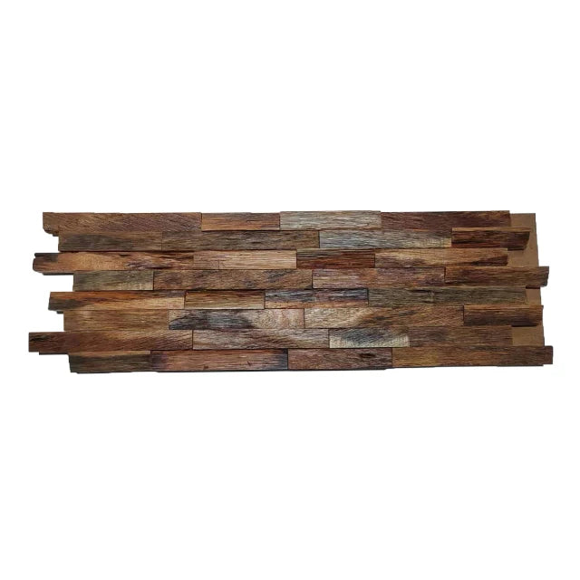 Kasaro Solid Wood Composite 3D Slat Wood Panels Classic Geometric Design for Modern Home and Hotel Decor