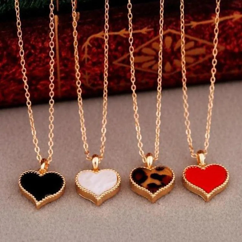 Heart Adjustable Necklace  Length Pendant Necklace for Women Fashion Jewelry