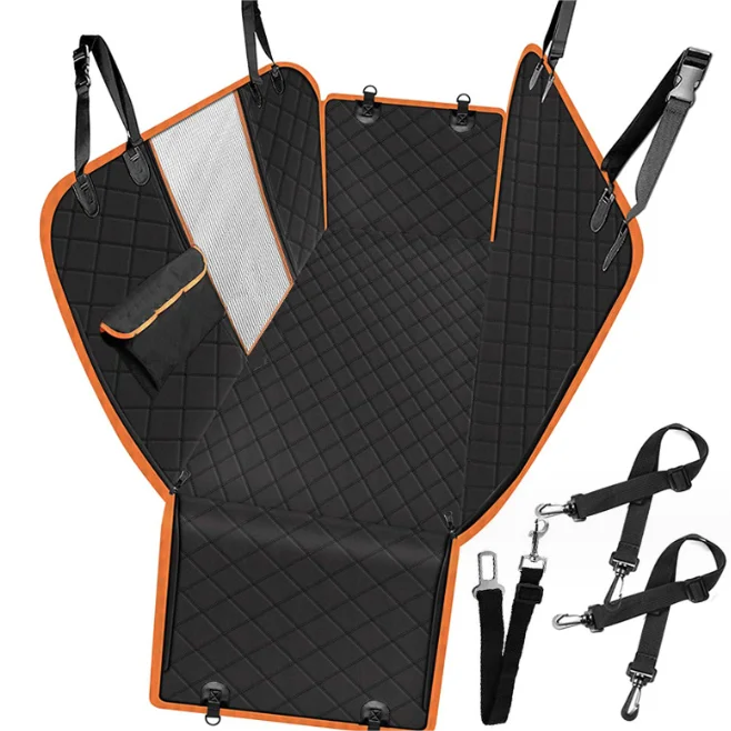 New Arrival Oxford Material Dog Car Backseat Cover SUV and Truck Hammock for Pet Dirt and Scratch Prevention