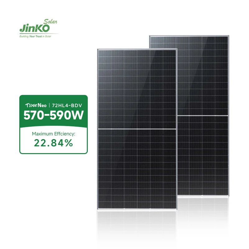For JINKO High Efficiency 550W-580W Solar Panels with CE/TUV Certificate PERC Type for Residential Roofs
