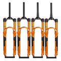 Magnesium Alloy Tapered / Straight Tube Manual-Lockout Mountain Bicycle Fork Front Fork with Damping 120mm