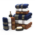 Three Colors Cotton Bath Towel Set Hand Towel for Hotel and Home