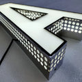For Punch Luminous Large LED Acrylic & Steel Table Outdoor Decorative Sign for Home Schools Mall Hospital Park