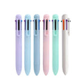 Creative Macarons Six Color Customized Promotional Pen Cheap Ball Pens on Sale