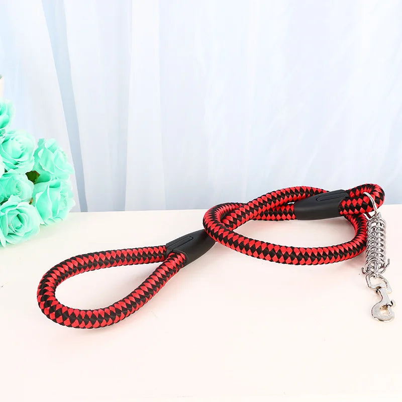 Comfortable Spring Buckle Rope Pet Training Traction No Pull Dog Leash