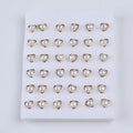 2022 Fashion Button Pearl Earrings Stud Women Earrings