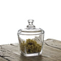Custom Logo Storage Glass Jar 250ml Wholesale Herb & Spice Tools Tea Coffee Sugar & Candy Container with Lively Logo Imprint