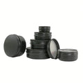 5g 10g 15g 30g 50g 100g 250g 500g 1000g Cosmetic Tin Can Black Aluminium Jar Small Metal Tin Box D888