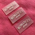Embossed Transparent 3D Rubber logo Silicone Labelfactory Direct Cheap Custom PVC Rubber Labels for Handbags