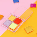 Makeup Cosmetic DIY Empty Eyeshadow Eyeliner Pigment Pans Magnetic Palette Cardboard With Mirror