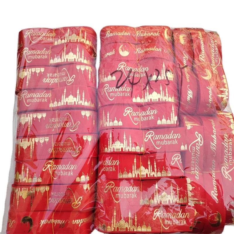 Factory Wholesale Customized Grosgrain Ribbon Personalization Printing  LOGO Ribbon Cheap Ribbon Roll