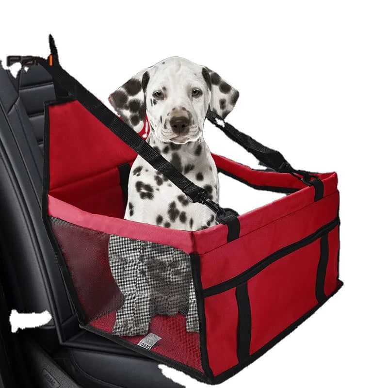 Travel Dog Car Seat Cover Cat Foldable Breathable Mesh Waterproof Solid Safe Hammock Pet Carrier for Cats & Dogs