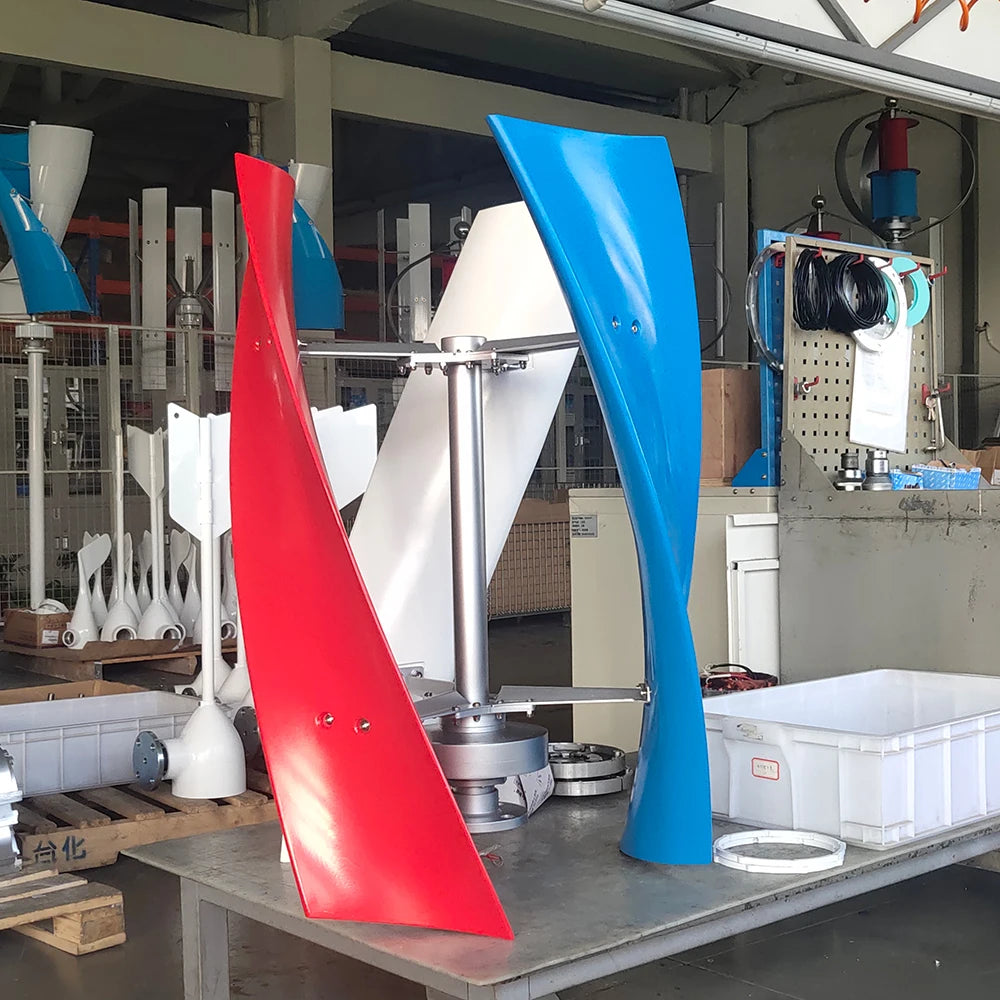 Hot Selling 12v 48v OnShore Wind Turbine Wind Turbine Controller 1Kw 2kw 3kw 4kw 5kw Vertical Wind Turbine for Home