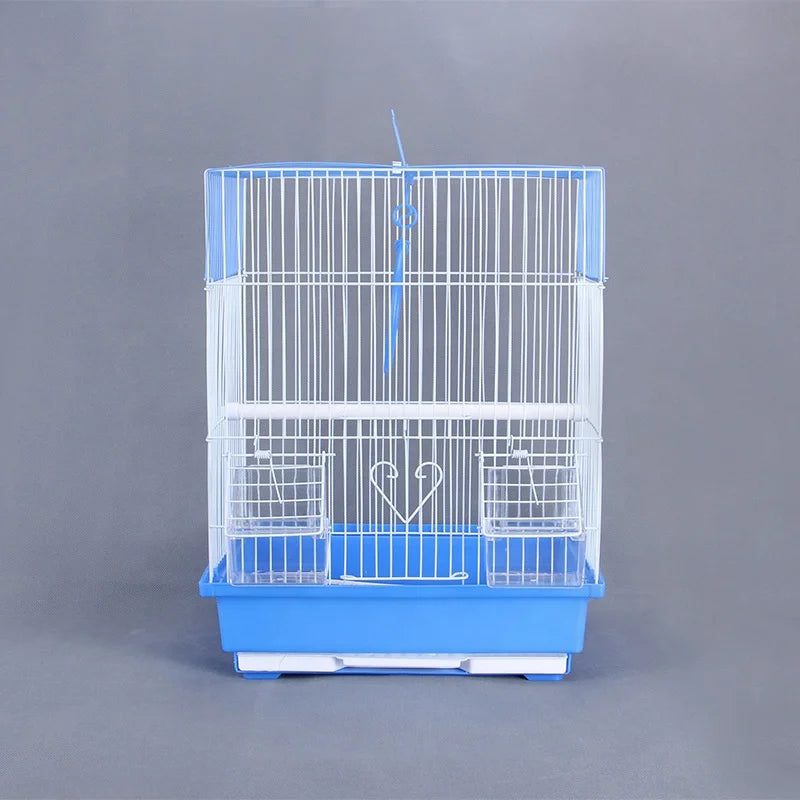 Outdoor Finch Birdcage Front Door Portable Light Folding Small Parrot Cage for Birdcage With Roof Tray