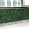 Steel and Iron Frame Artificial Wire Mesh Roll Fence Faux Green Pine Needle Wall Courtyard Grass Fence Plant Usage Decorations