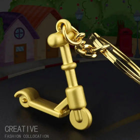 Wholesale Scooters for Kids Scooter Kick Other Keychain for Toddlers Boy 3d Mini Scooter Key Ring Toys Pendant Metal Key Chains