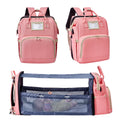 Large Capacity Nylon Mummy Bag Double Shoulder Multi-Functional Insulation Lightweight Portable Travel Backpack