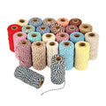 Wholesale 2mm Twisted Cotton Rope for Gift Wrapping Tag Fastening Shoes Bags Garments Home Textiles with Coated Finish