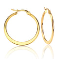 Fashion Earrings Oblate Stainless Steel Elegant Versatile Personality Simple Earrings
