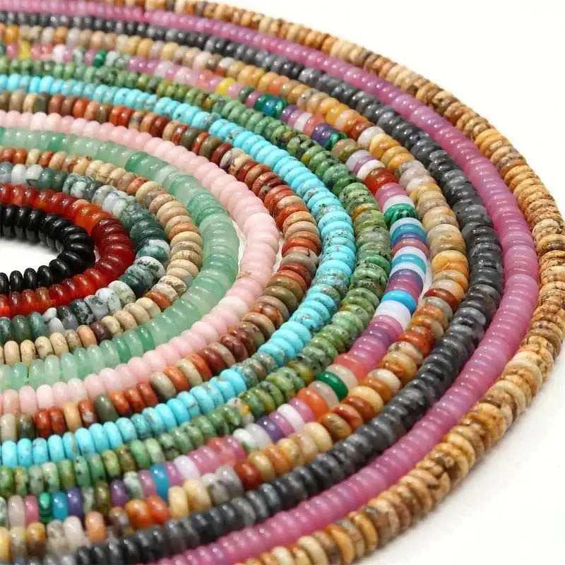 39 cm 2x6 mm Septum Beads Agate Natural Gemstone Precious Stones Calibrated Size Gemstones
